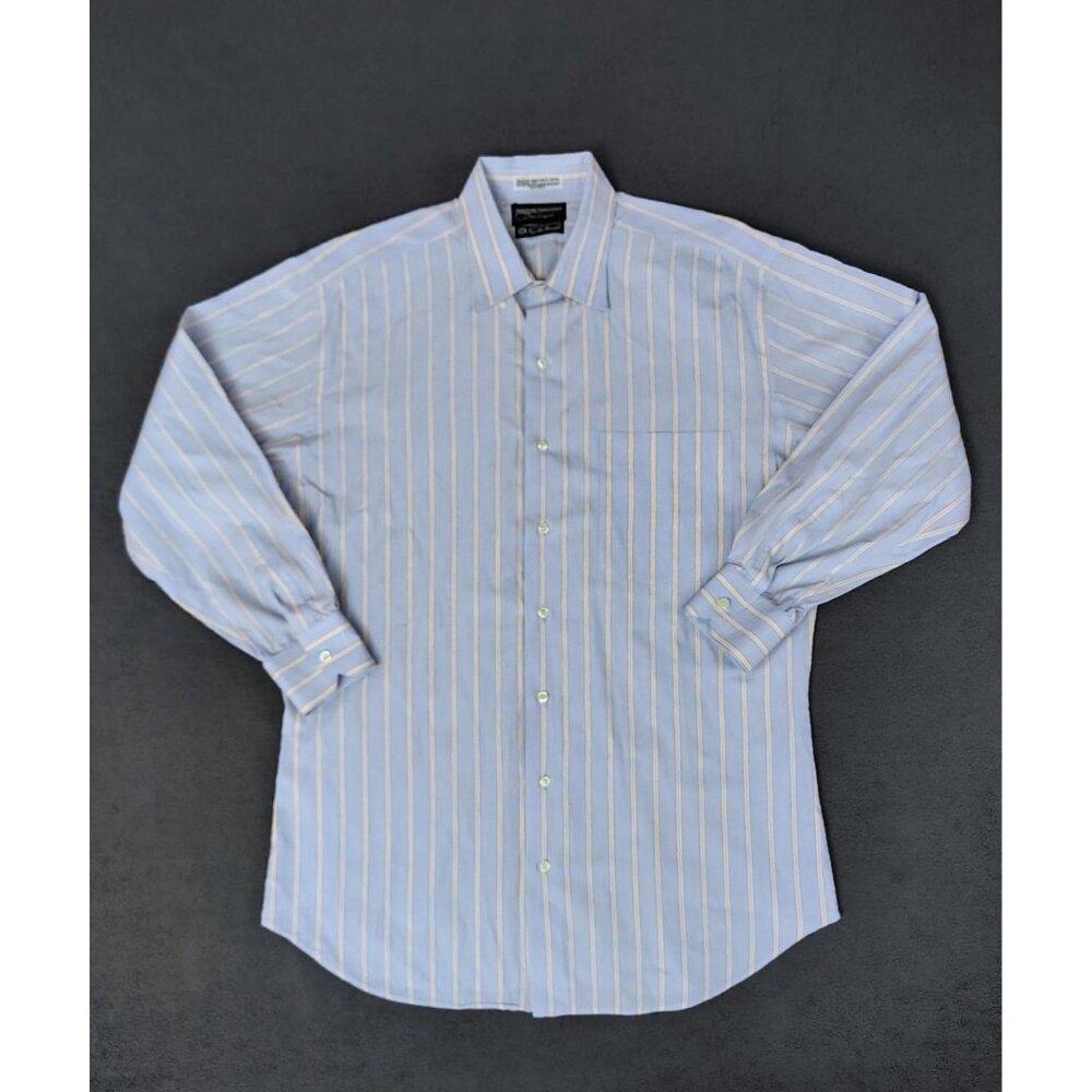 Wardrobe Management & Design (King Loro Piana) Mens XL Striped Button Down Shirt